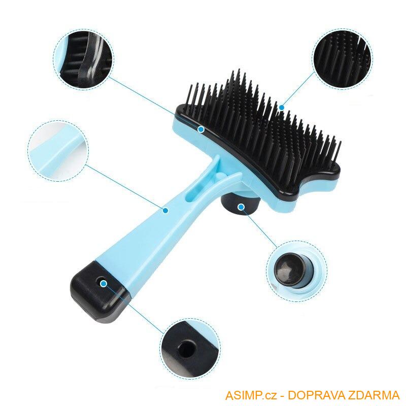 Kartáč na zvířecí srst / A-002236 / DOPRAVA ZDARMA