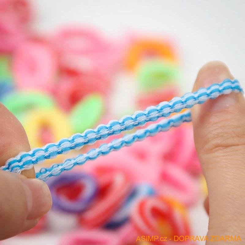 Gumičky do vlasů (100 ks) / A-003051 / DOPRAVA ZDARMA