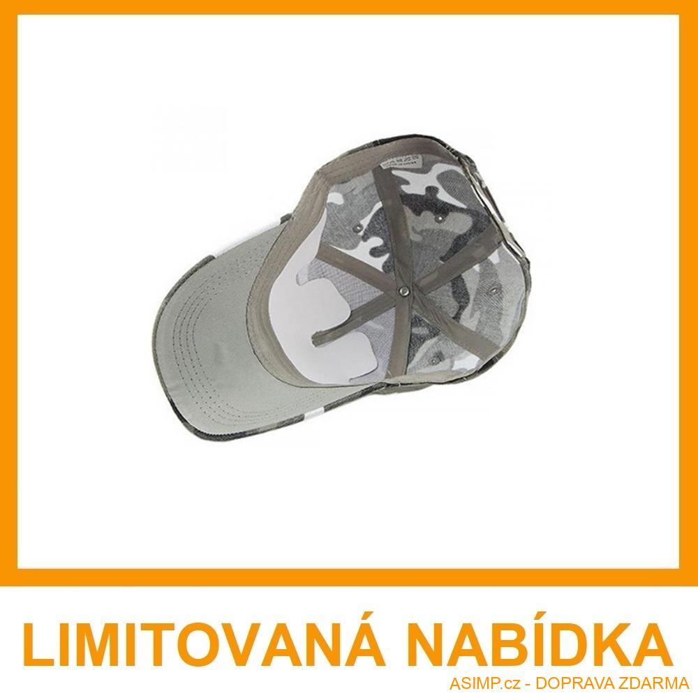 Unisex maskáčová kšiltovka