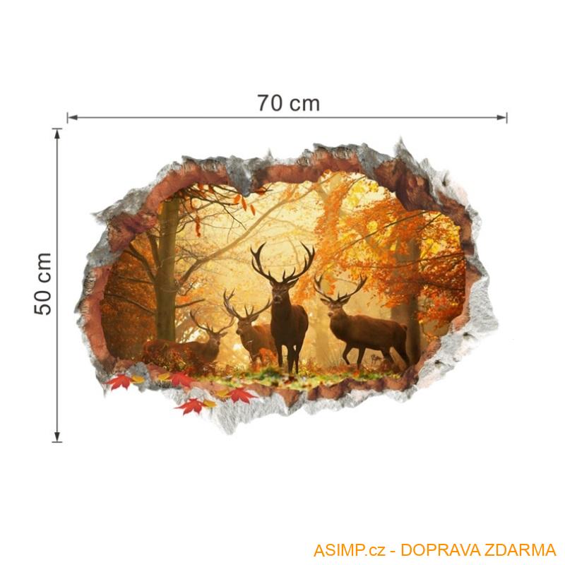 Samolepicí tapeta - Díra ve zdi / A-002175 / DOPRAVA ZDARMA