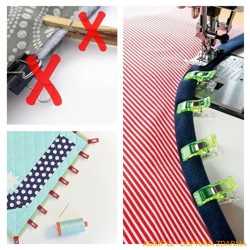 Vyšívací spony - klipy / A-002263 / DOPRAVA ZDARMA