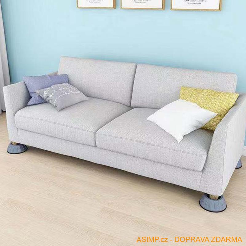 Protiskluzové (antivibrační) podložky nejen pod pračku (4 ks) / A-002244 / DOPRAVA ZDARMA