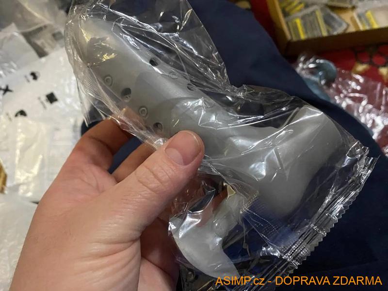 Silikonový chránič zdi - návlek na kliku dveří (barva žlutá) / A-002185 / DOPRAVA ZDARMA