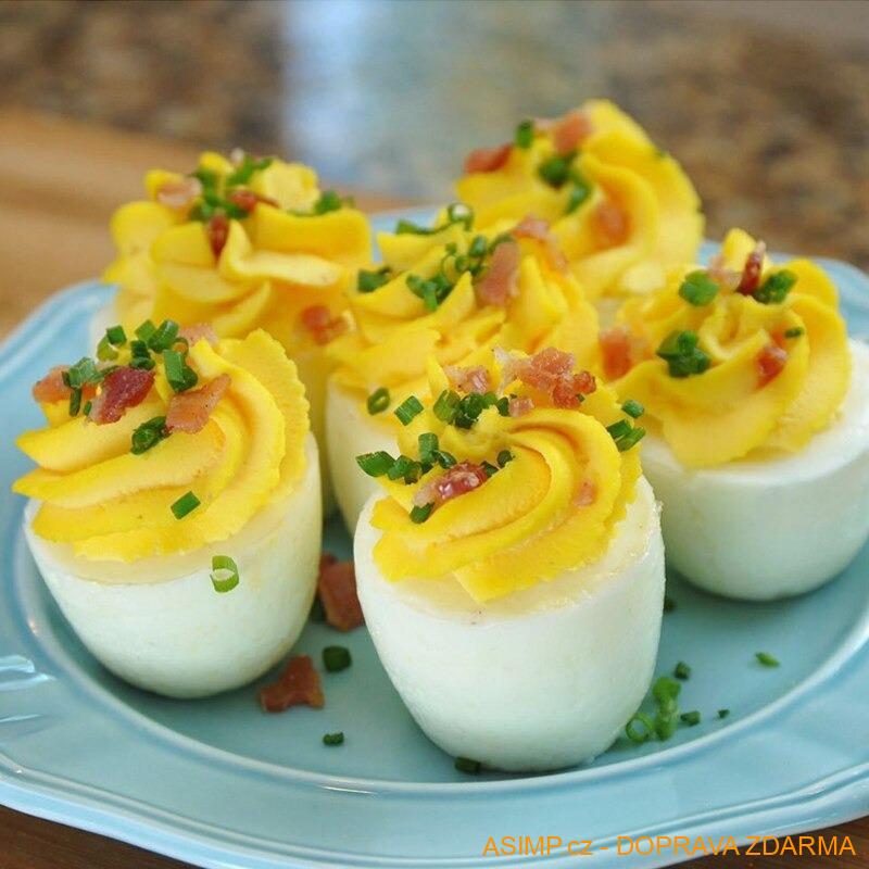 Silikonový nepřilnavý vařič vajíček (6 ks) / A-002225 / DOPRAVA ZDARMA