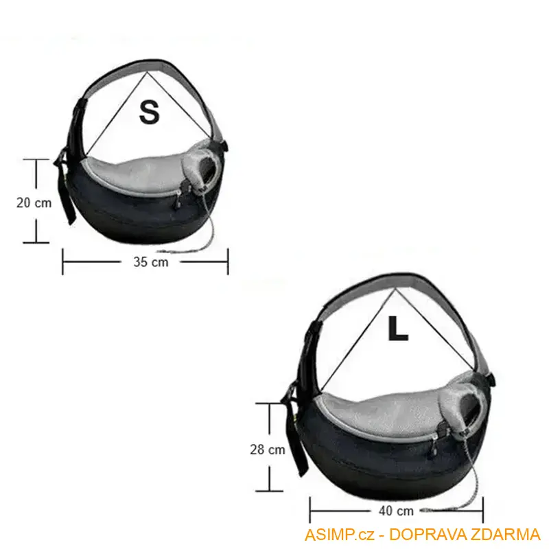 Cestovní taška na psa (zelená - L) / A-000362 / DOPRAVA ZDARMA