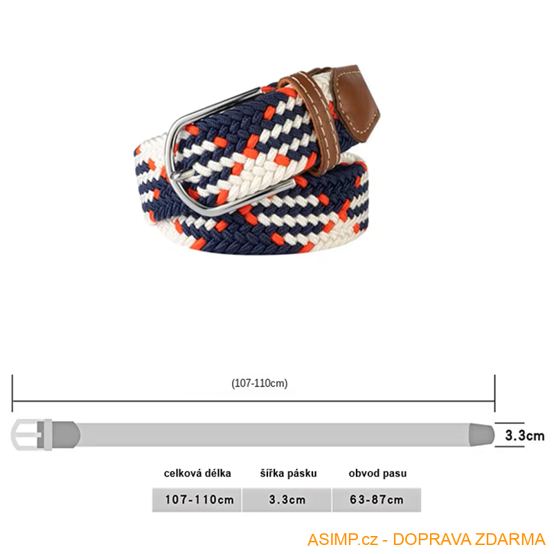 Dámský pásek (varianta P) / A-004179 / DOPRAVA ZDARMA