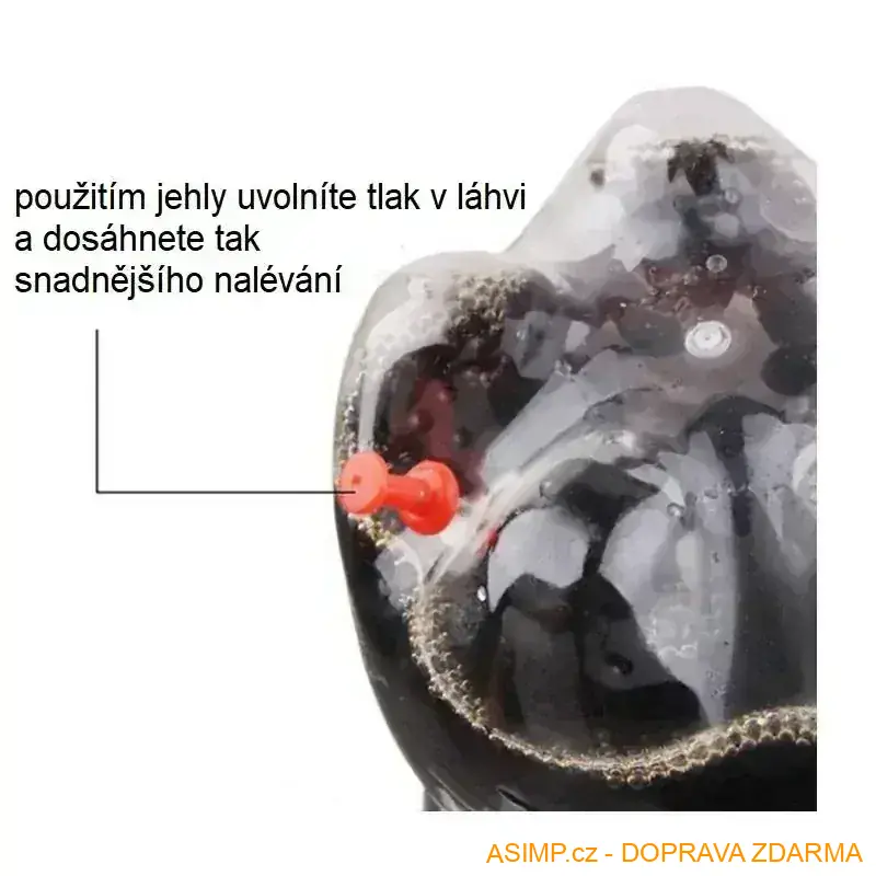 Nápojová pípa - dávkovač sycených nápojů / A-003173 / DOPRAVA ZDARMA