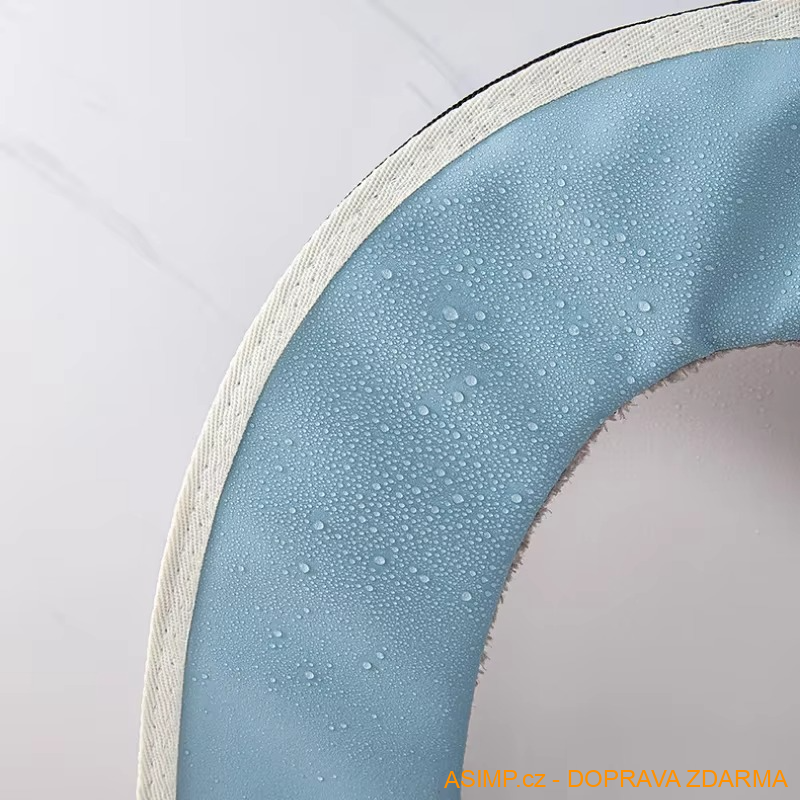 Hřejivý potah na záchodové prkénko (barva žlutá) / A-003206 / DOPRAVA ZDARMA