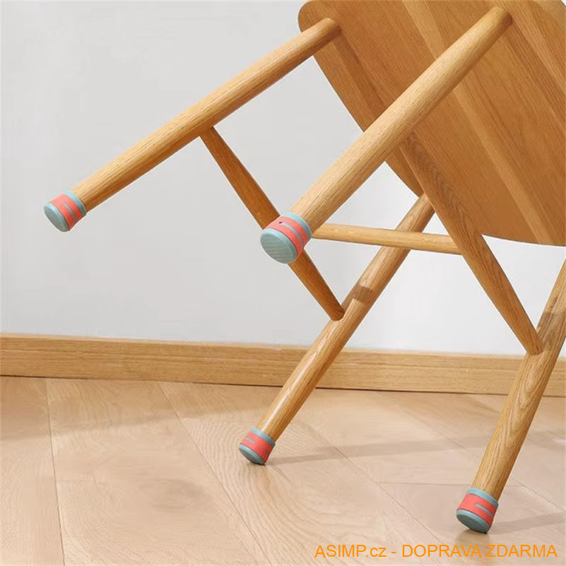 Ochranné špunty na židle (4 ks) / A-003260 / DOPRAVA ZDARMA