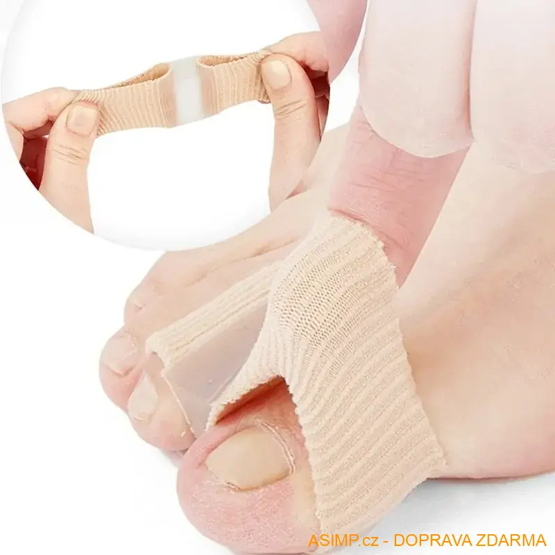 Korektor - separátor vbočeného palce (2 ks - S) / A-003276 / DOPRAVA ZDARMA