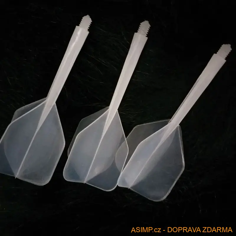 Plastové násadky 2ba na šipky (3 ks - modrá) / A-004024 / DOPRAVA ZDARMA