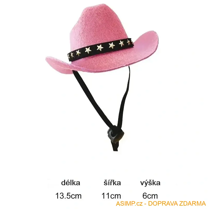 Britská čepice - klobouk pro domácího mazlíčka (barva černá) / A-004164 / DOPRAVA ZDARMA