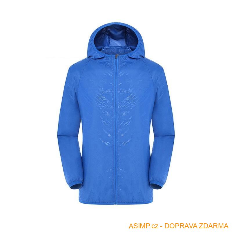 Unisex větrovka - kempingová bunda (tmavě modrá - XL) / A-004170 / DOPRAVA ZDARMA