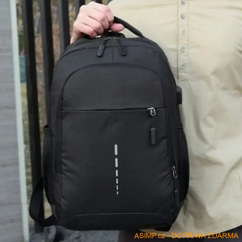 Fashion batoh (barva šedá) / A-004129 / DOPRAVA ZDARMA