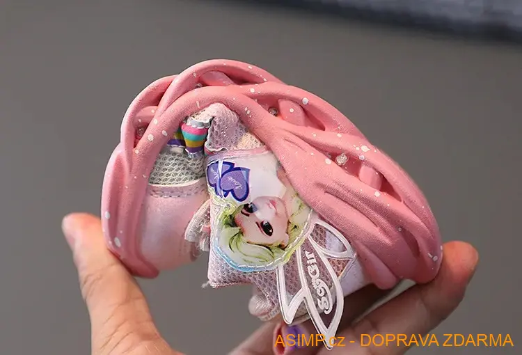 Dětské svítící tenisky Elsa Frozen 