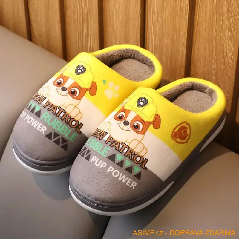 Dětské pantofle / tlapková patrola