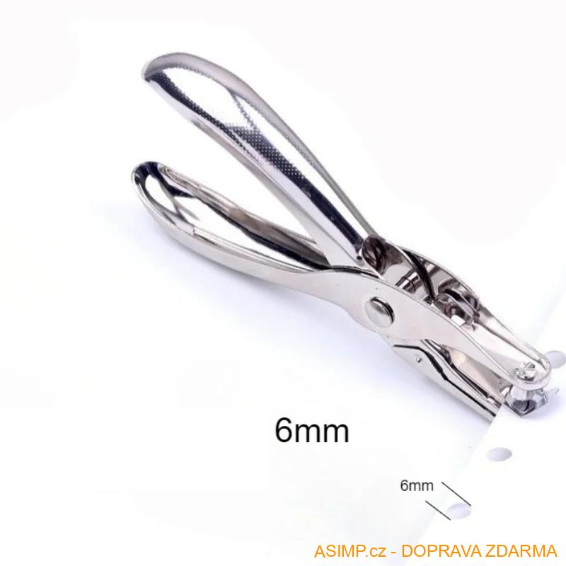 Kovové děrovací kleště (průměr 6 mm) / A-004199 / DOPRAVA ZDARMA