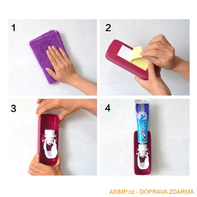 Dávkovač zubní pasty / A-000524 / DOPRAVA ZDARMA