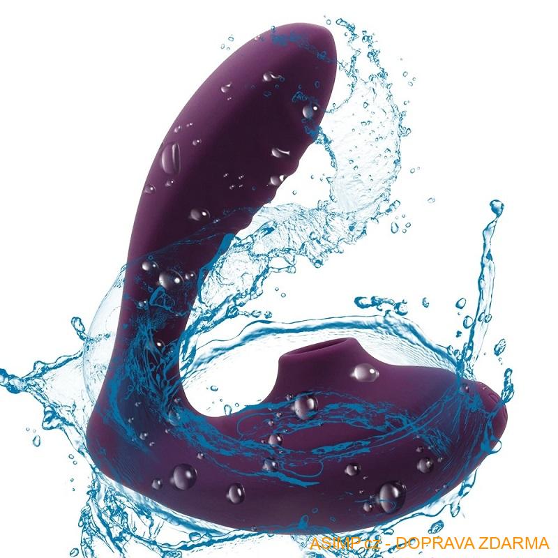 Vibrační a sací vibrátor / A-000658r / DOPRAVA ZDARMA