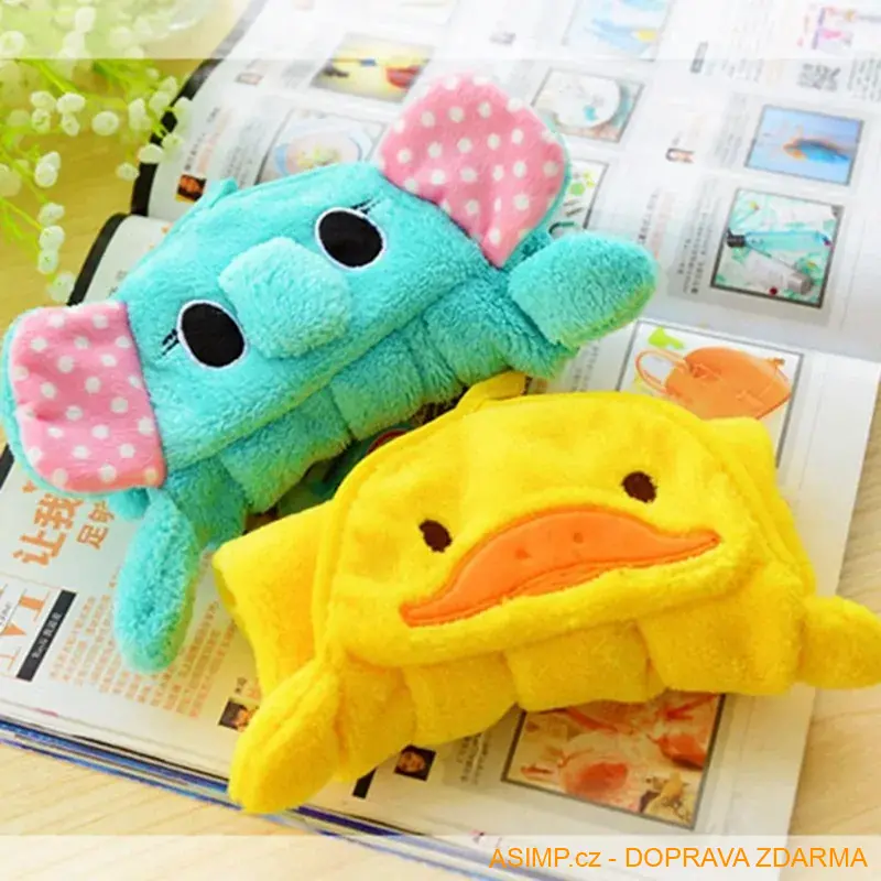 Dětský ručník na ruce - Zvířátko (žlutá) / A-000710 / DOPRAVA ZDARMA