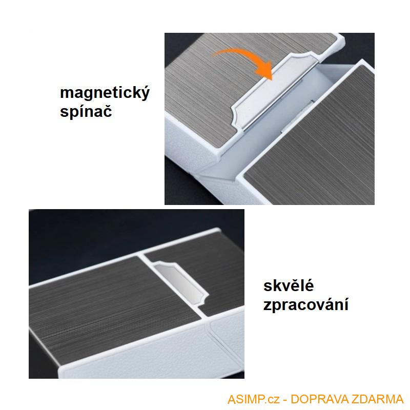 Cigaretová USB krabička se zapalovačem / A-001269 / DOPRAVA ZDARMA