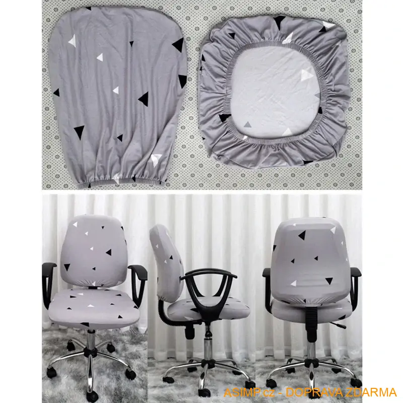 2dílný potah na kancelářskou židli  (číslo 25) / A-001863 / DOPRAVA ZDARMA