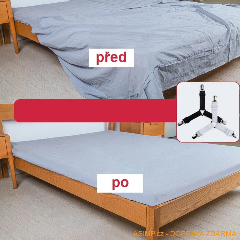 3ramenné spony - držáky prostěradla / A-003078 / DOPRAVA ZDARMA