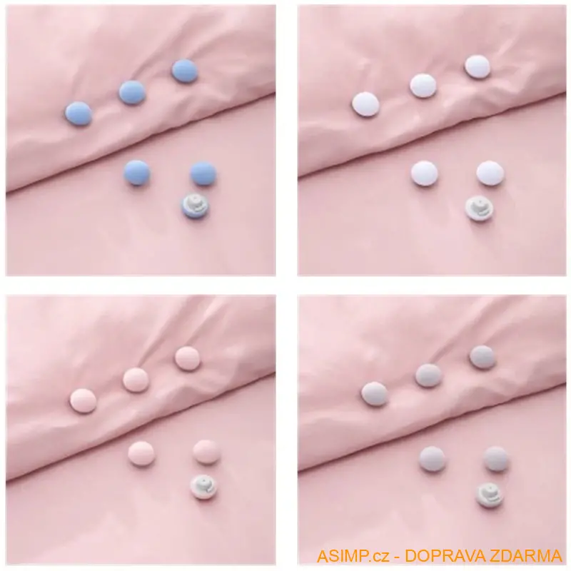 Držáky - protiskluzové spony na přikrývku & prostěradlo (barva šedá - 8 ks) / A-003007 / DOPRAVA ZDARMA