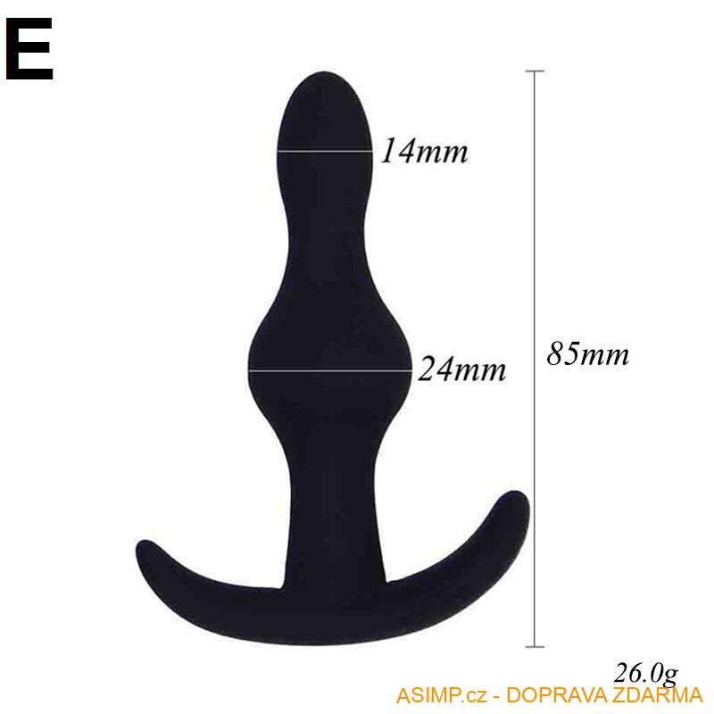 Anální silikonový kolík / A-002256 / DOPRAVA ZDARMA