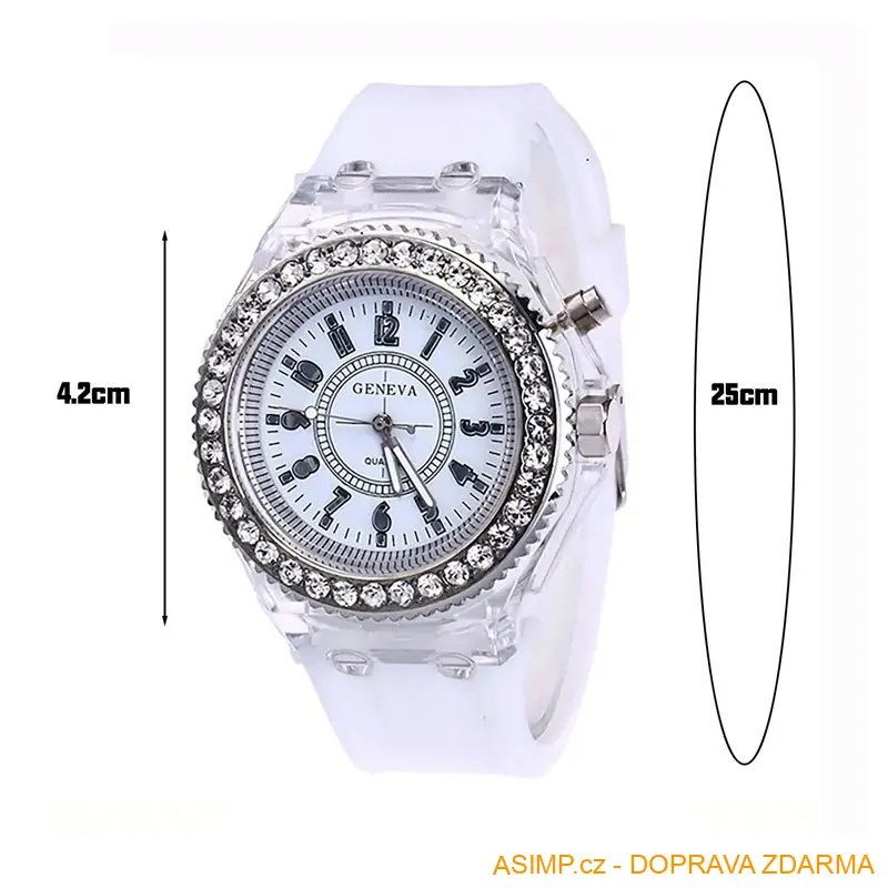 Unisex svíticí hodinky (zelená) / A-003011 / DOPRAVA ZDARMA