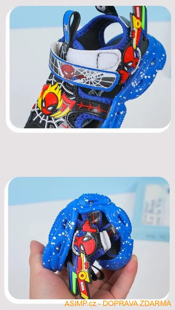 Letní sandály Spiderman