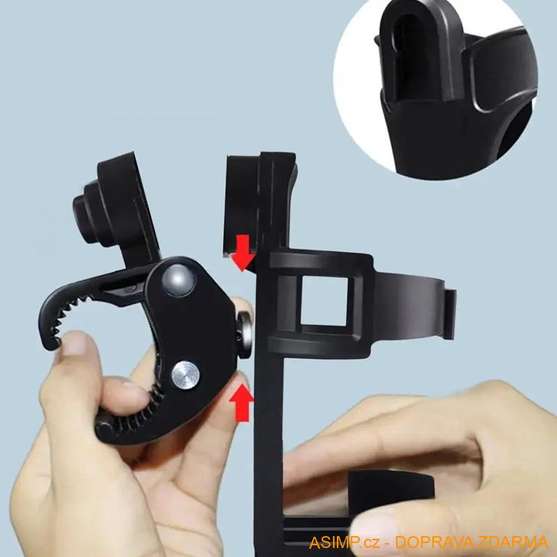 Držák pití - na kočárek, kolo ... / A-001042 / DOPRAVA ZDARMA