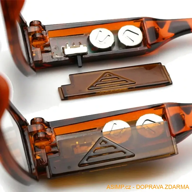 Dioptrické brýle s LED osvětlením / A-000223a3 / DOPRAVA ZDARMA