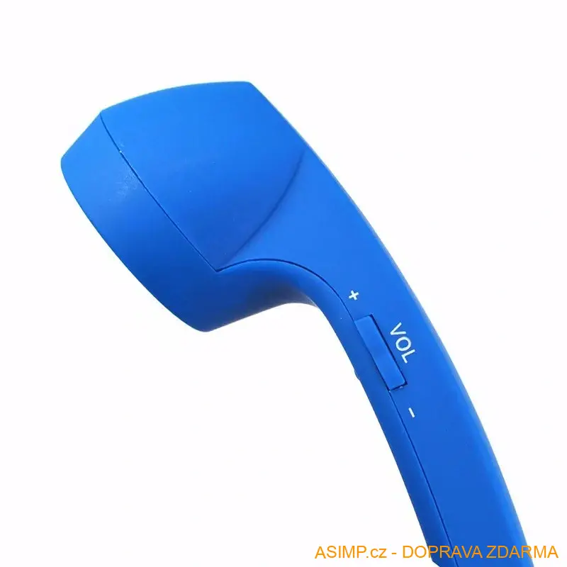 Retro telefonní sluchátko k mobilu (3,5 mm konektor) (žlutá) / A-000188 / DOPRAVA ZDARMA