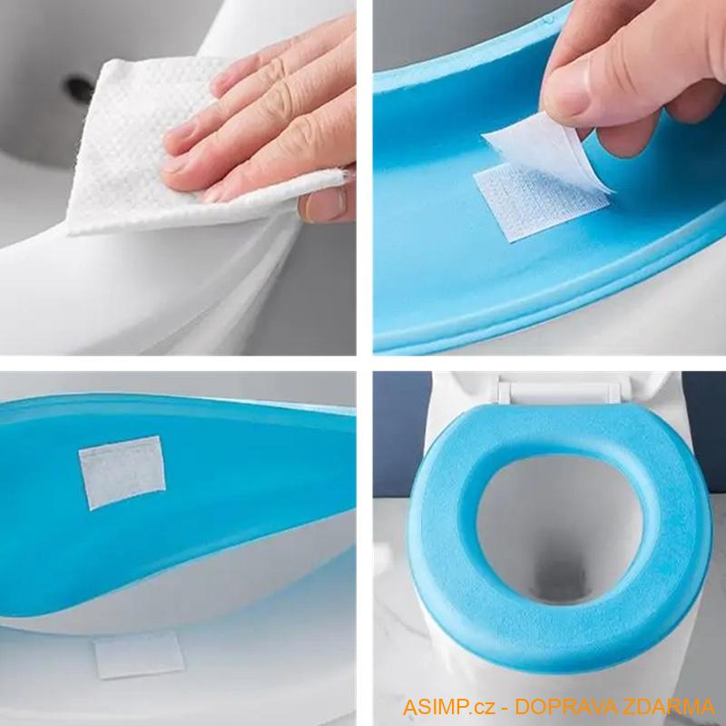 Omyvatelný potah na záchodové prkénko (barva fialová) / A-004200 / DOPRAVA ZDARMA