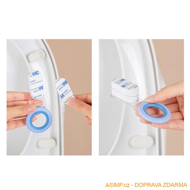 Zvedák záchodového prkénka & poklopu (varianta B - barva bílá) / A-004173 / DOPRAVA ZDARMA