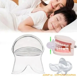 Silikonový náustek proti chrápání / A-000301 / DOPRAVA ZDARMA