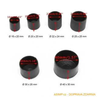 Ochranné špunty na nohy židle (4 ks) / A-000003 / DOPRAVA ZDARMA