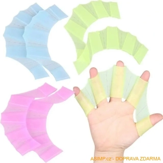 Plavecké silikonové ploutve na ruce / A-000057 / DOPRAVA ZDARMA