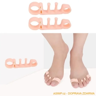 Separátor - oddělovač prstů na noze (2 ks) / A-000131 / DOPRAVA ZDARMA