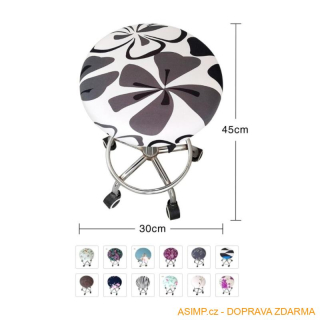 Kulatý potah na židli / A-000977 / DOPRAVA ZDARMA