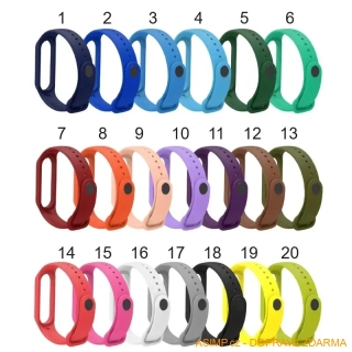 Silikonový náramek - pásek k hodinkám "Mi Band" / A-001575 / DOPRAVA ZDARMA
