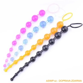 Anální hračka - kuličkový stimulátor / A-001025 / DOPRAVA ZDARMA