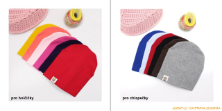 Bavlněná dětská čepice / A-001152