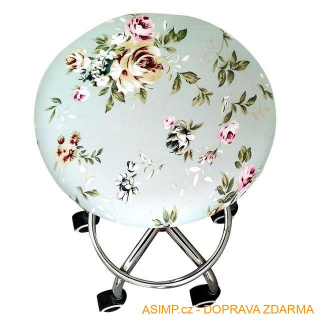 Kulatý potah na židli / A-001827 / DOPRAVA ZDARMA