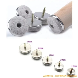 Ochranné podložky na nohy židle (16 ks) / A-002036 / DOPRAVA ZDARMA