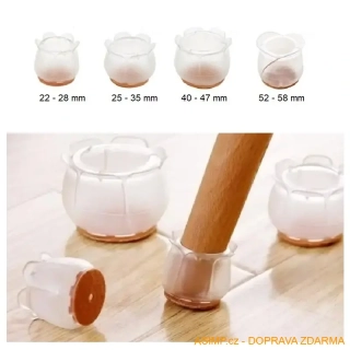 Ochranné špunty na židle (10 ks) / A-002022 / DOPRAVA ZDARMA