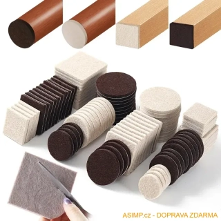 Protiskluzové podložky na židle / A-002028 / DOPRAVA ZDARMA