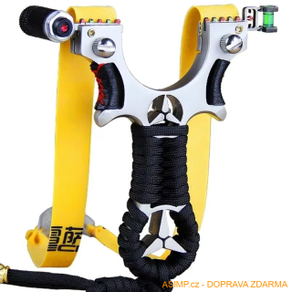 Laserový lovecký prak s vodováhou / A-002240 / DOPRAVA ZDARMA