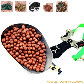 Hliněné kuličky do praku / A-004101 / DOPRAVA ZDARMA